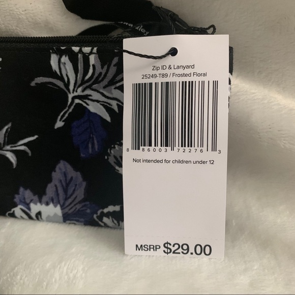 Zip ID & Lanyard - Frosted Floral​​​ - Picture 3 of 3